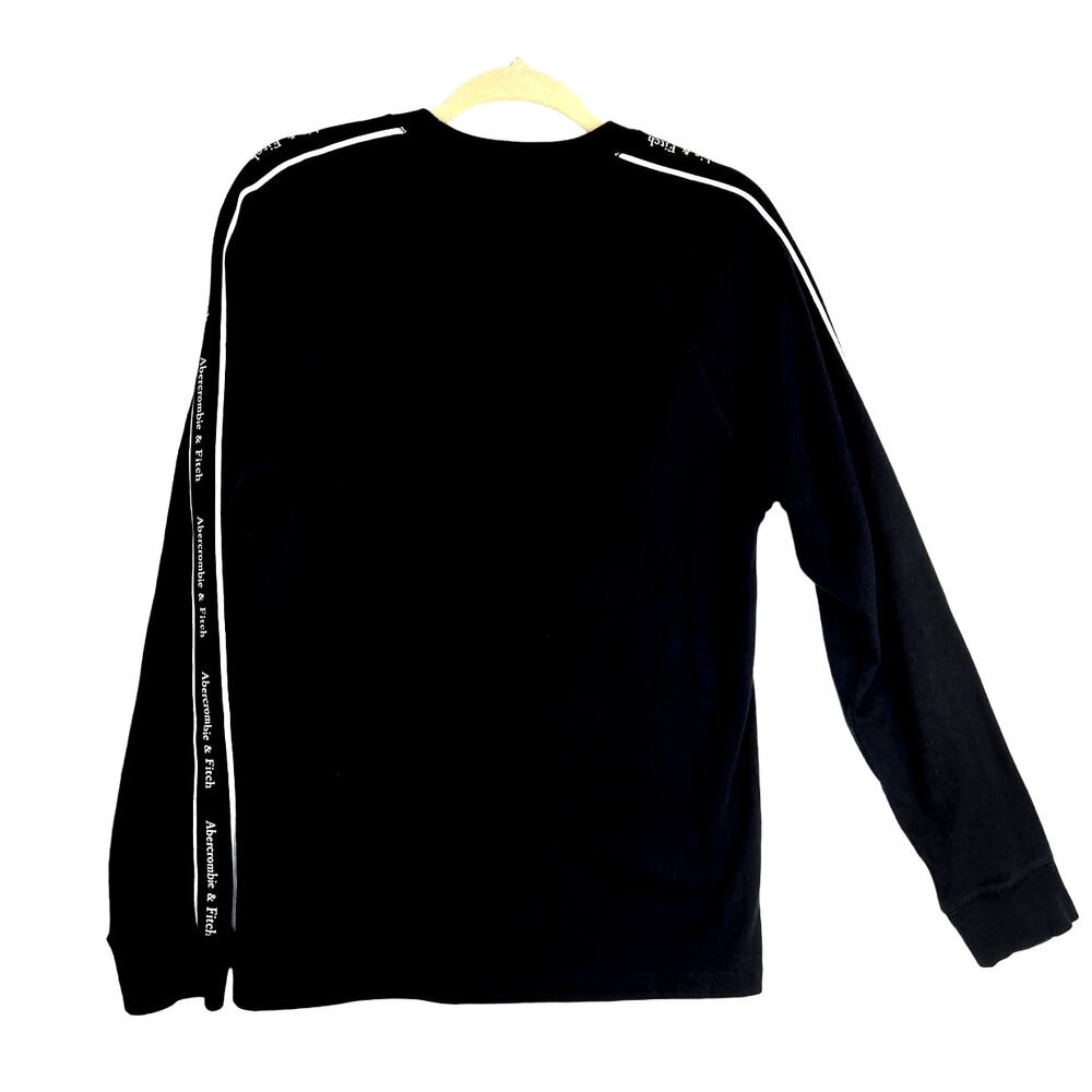 Abercrombie & Fitch Size Medium Black Long Sleeve Cotton Shirt  #771‎ - Picture 4 of 5